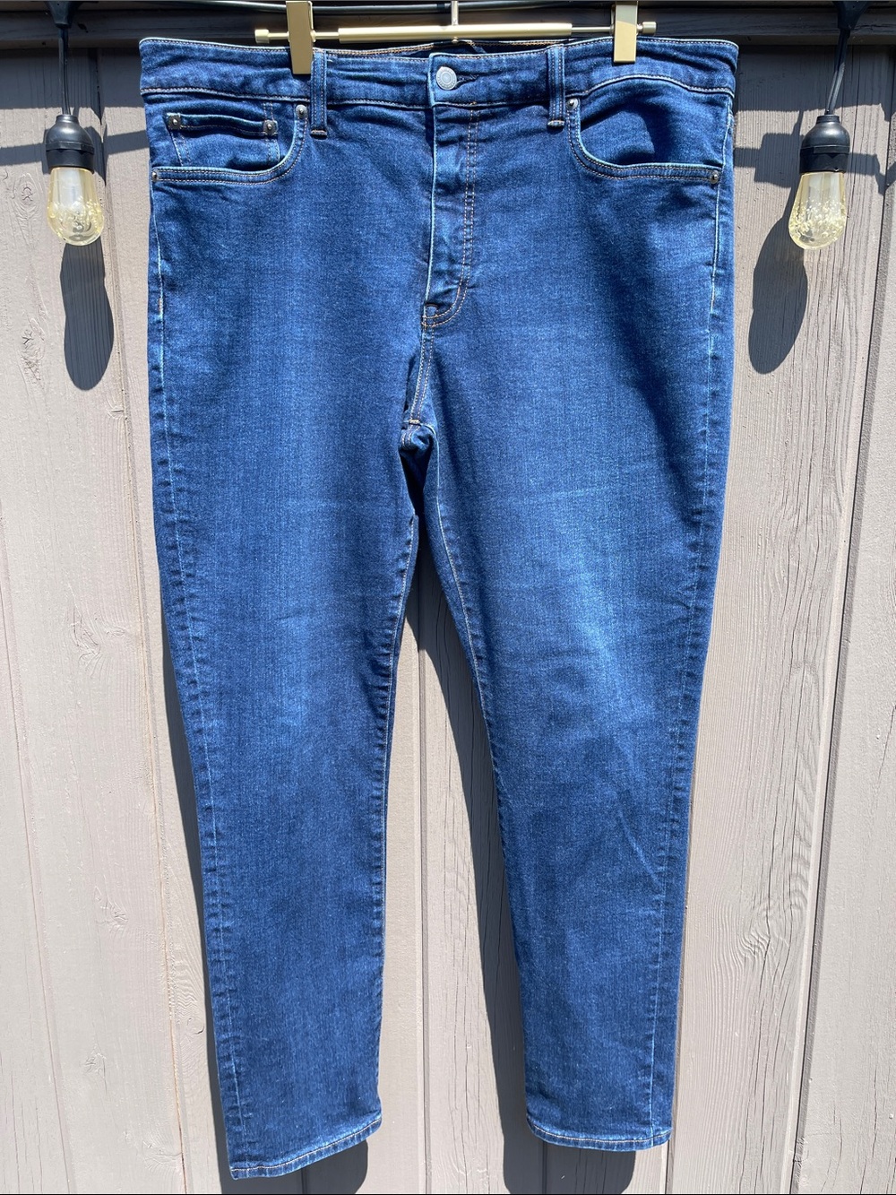 Lauren Ralph Lauren Women’s Skinny Jeans in Dark Blue Denim